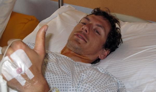 Post operation: Filippo Pozzato (Farnese Vini-Selle Italia)