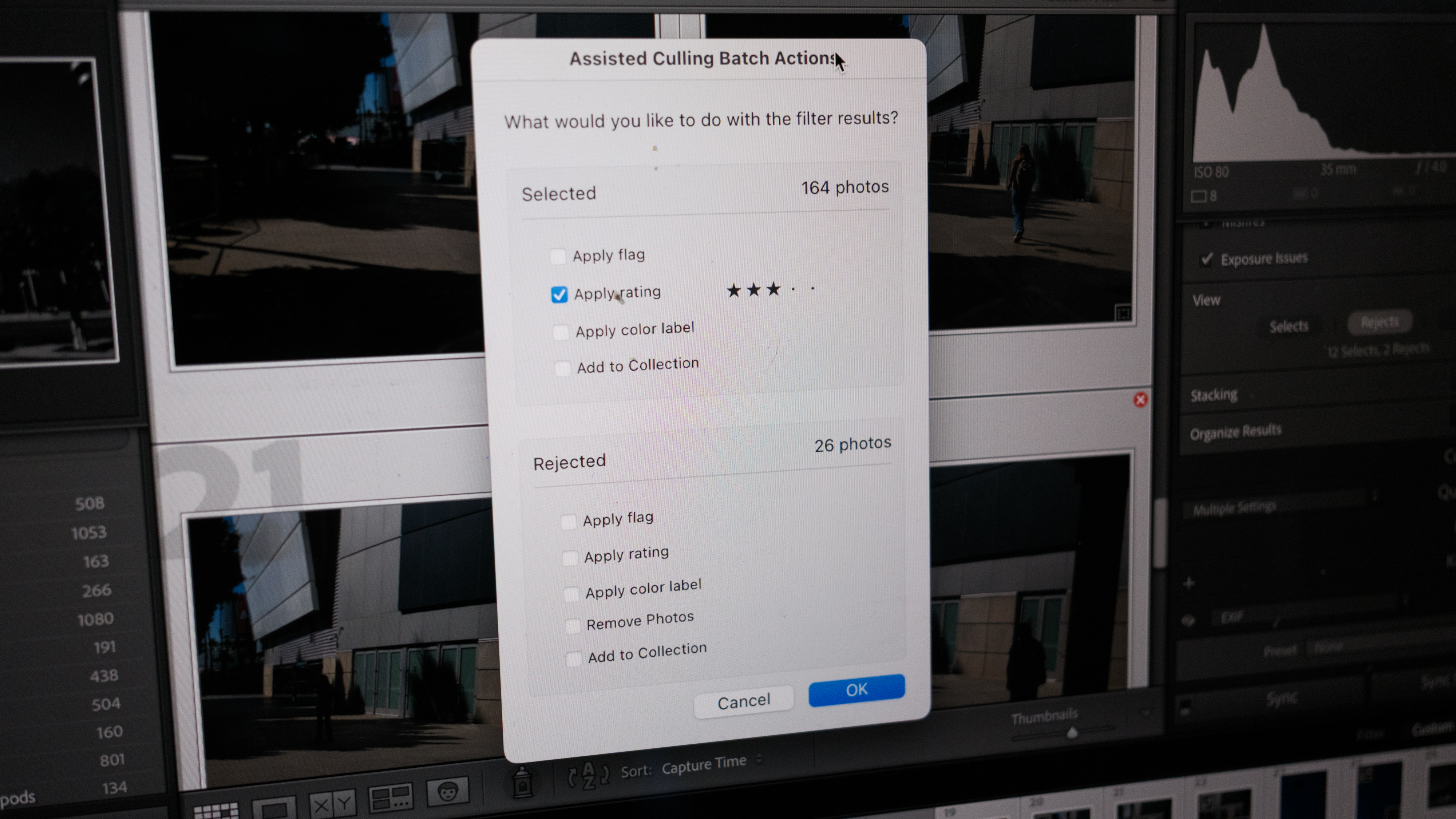 A photo of the new Lightroom on the screen of a laptop