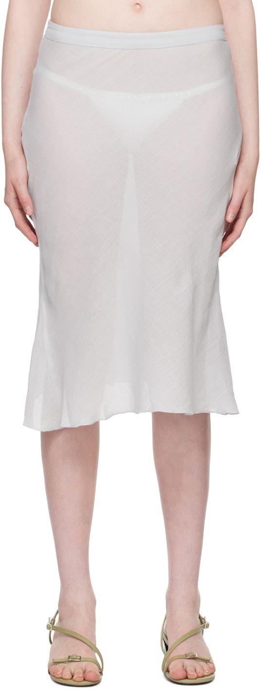 Gray Cala Midi Skirt