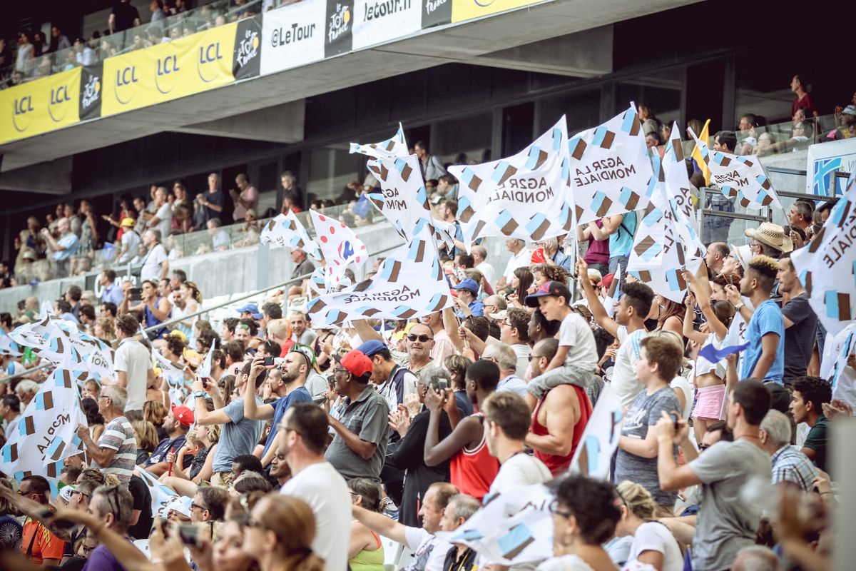 On every stage of the Tour, the French fans cheered on AG2R and Romain Bardet