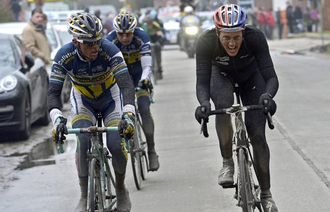 Bjorn Leukemans (Vacansoleil DCM) and Niki Terpstra (Omega Pharma - QuickStep)