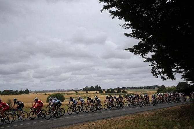 Overcast skies met the riders but no rain fortunately