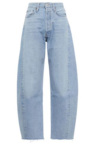 Agolde Luna high-rise barrel-leg jeans