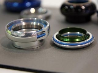 Cane Creek has switched to drop-in bearings instead of a press-fit on its revamped, top-end 110 headset, saying it lends smoother movement after the cups are installed.