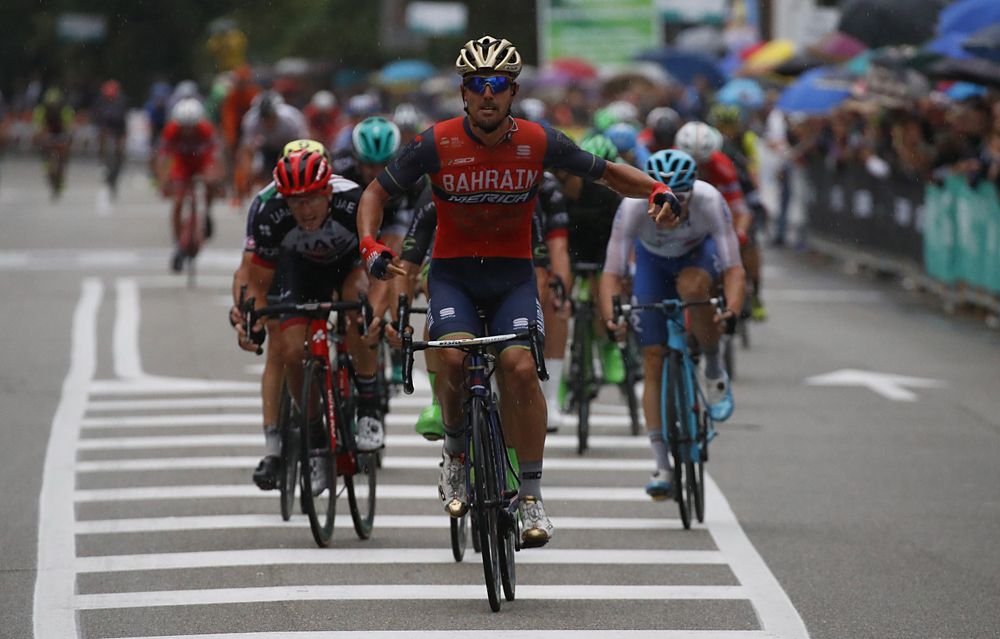 Sonny Colbrelli (Bahrain-Merida) wins Coppa Bernocchi