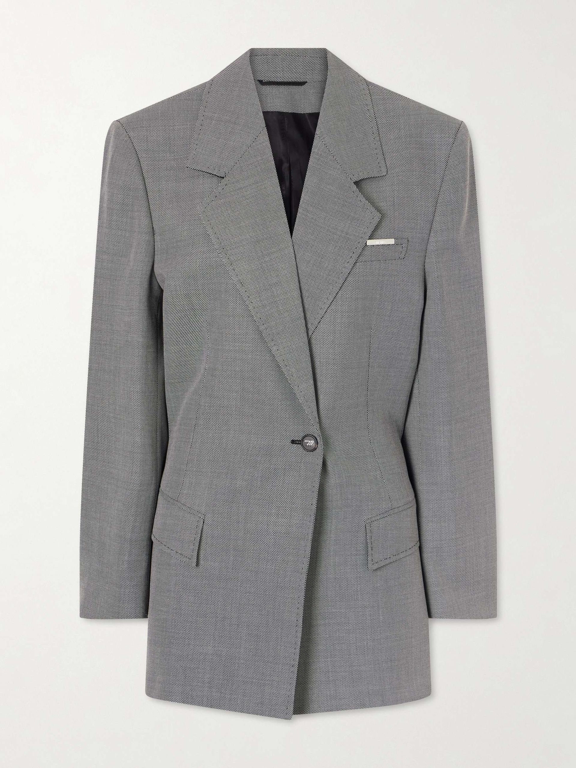 Wool and Cotton-Blend Blazer