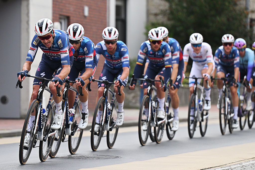 Soudal-QuickStep at a one-day race in 2025