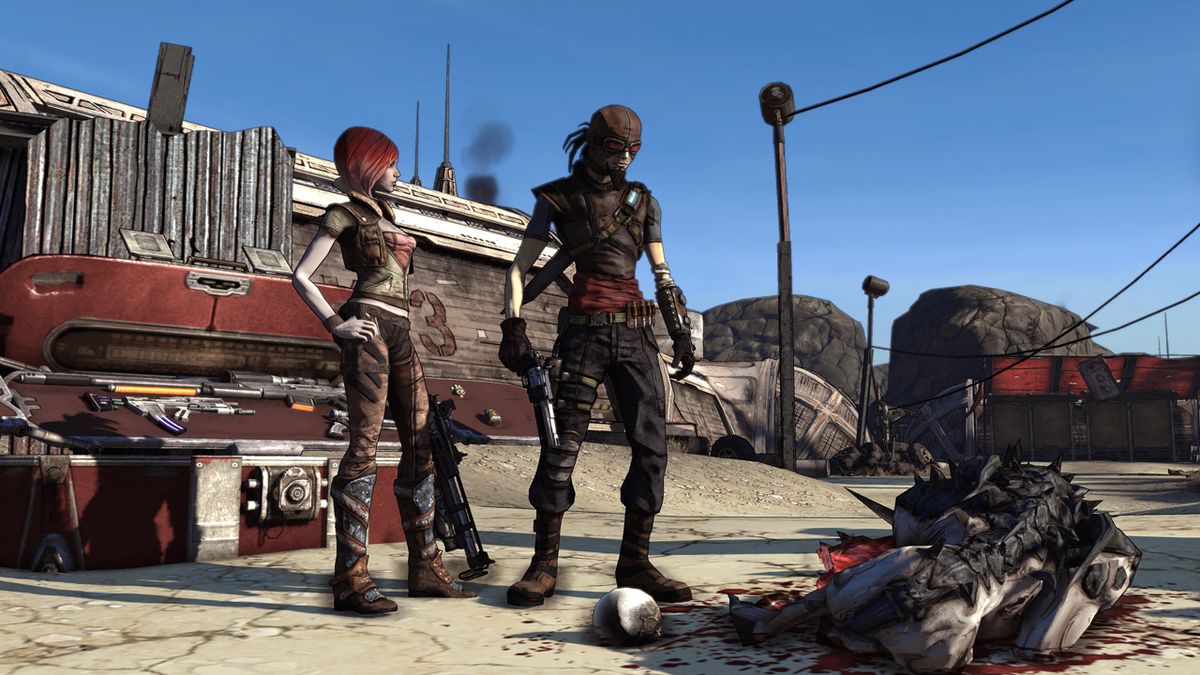 Here is what Borderlands looked like just eight months later. Revealed in April 2009, Borderlands was re-revealed with a vibrant new art style and history was made in the process