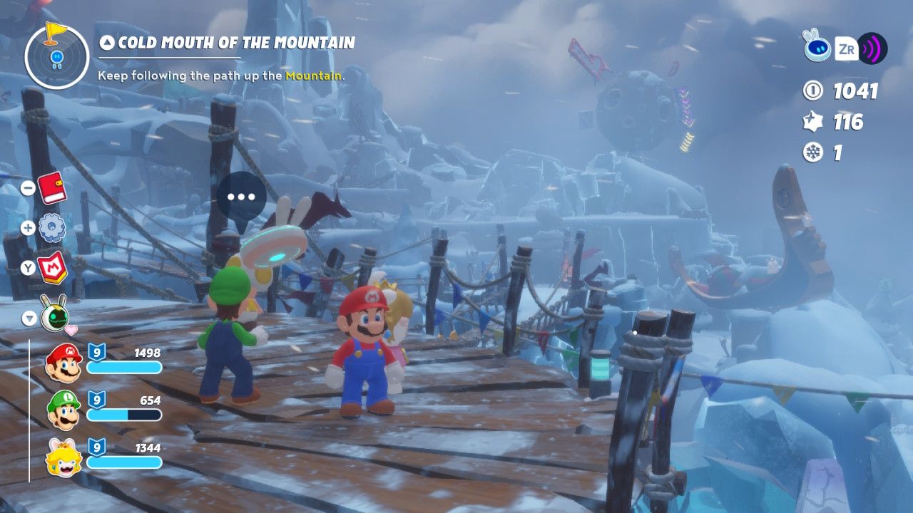 Pristine Peaks in Mario + Rabbids Sparks of Hope