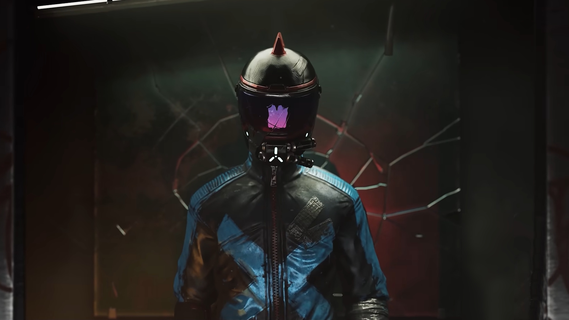 Carmageddon: Rogue Shift driver in full face helmet 