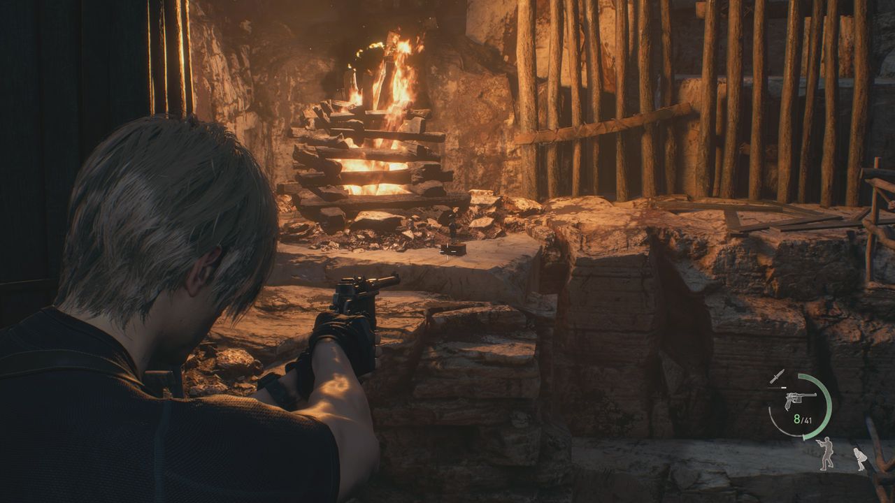 Resident Evil 4 Remake Clockwork Castellan in chapter six