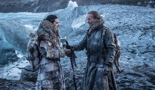 Jon Snow fighting with Ice