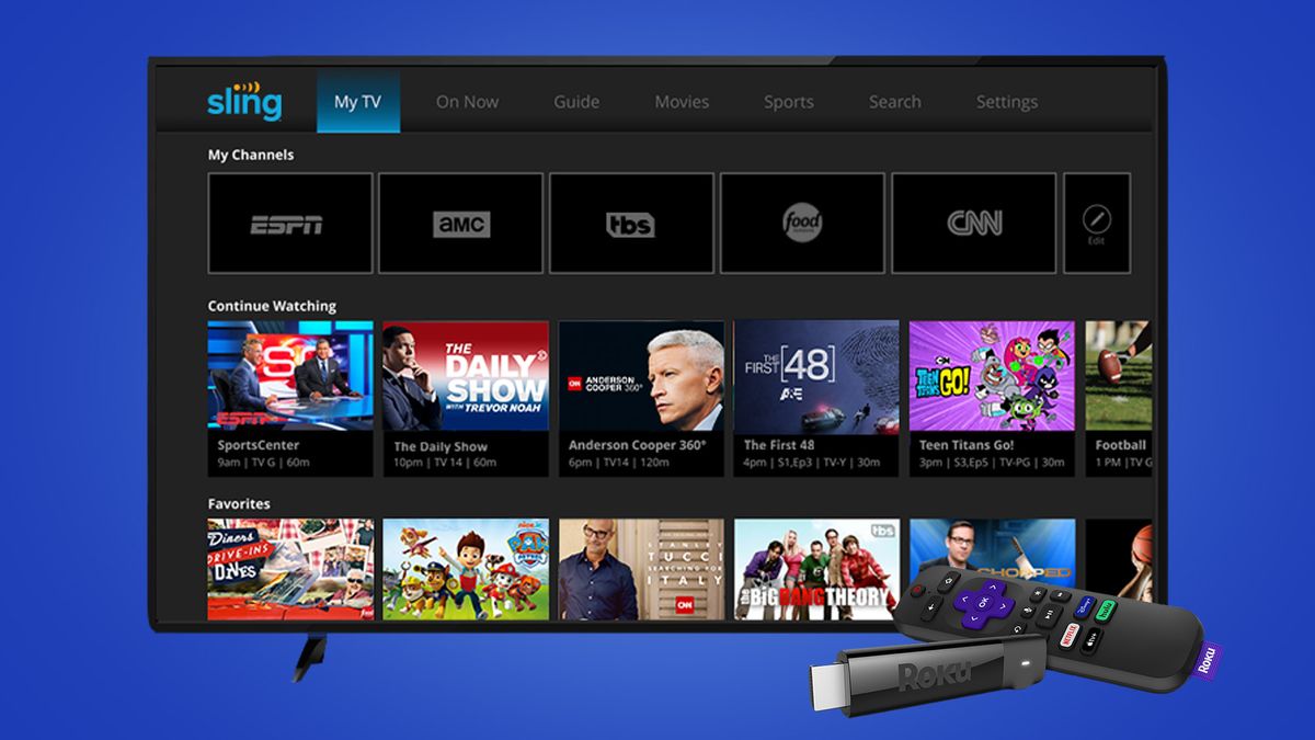 how to load sling tv on apple tv