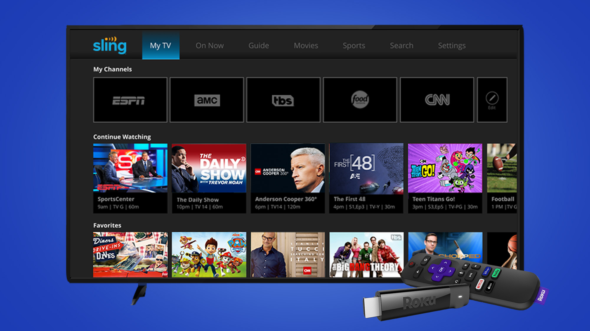 meloen sessie Verloren hart Sling TV on Roku: Is it available and how to install it | TechRadar