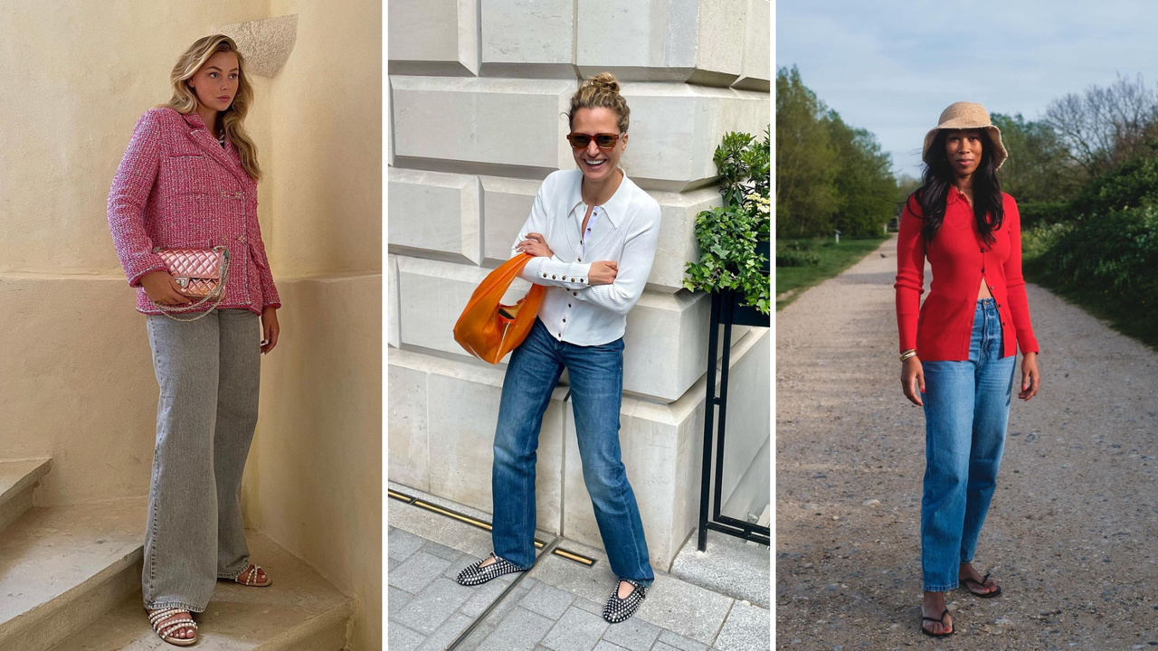 woman posing in jeans - best high street jeans