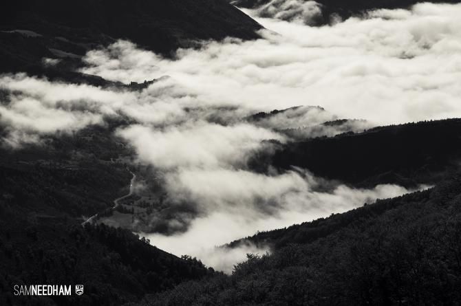 Beautiful clouds during day 2 at the Trans Provence
