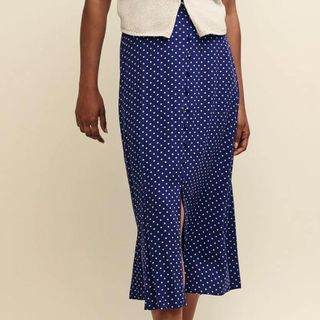 Nobody's Child polka dot midi skirt 