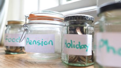 pension saving jars