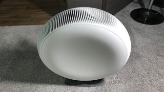 IQAir Atem X air purifier in reviewer's lounge