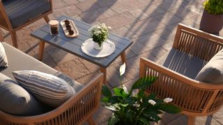 Patio table and chairs