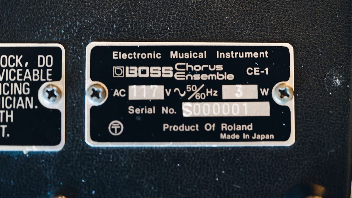 The first ever Boss CE-1 has reportedly been found, and it's
