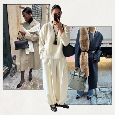 a collage of influencer images featuring cool outfit ideas for 2026