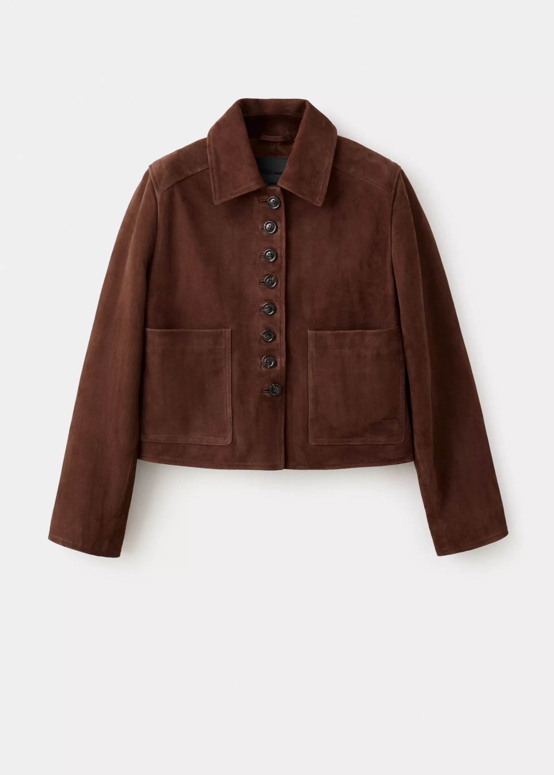 Suede Jacket With Buttons - Women | Mango Usa