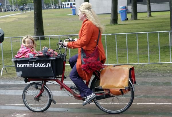 Bikes are a part of daily life for the Dutch, though the pace of the local cyclists is unlikely to match that of the prologue winner