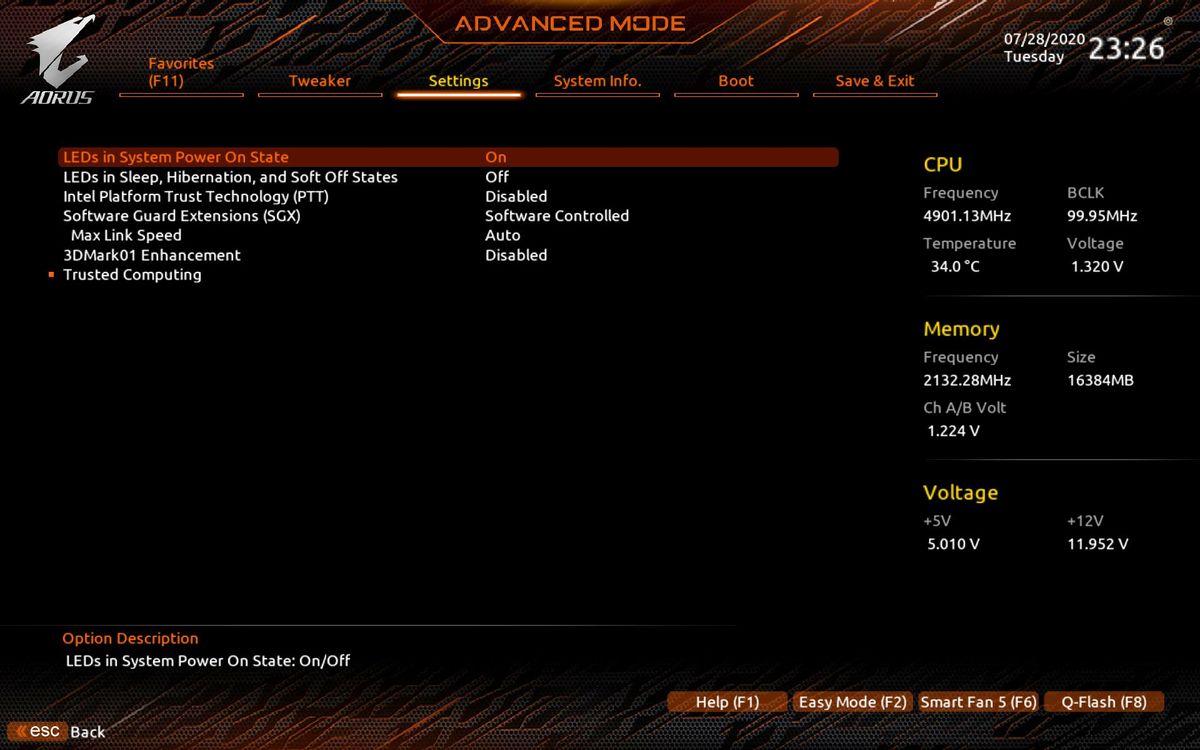 Gigabyte Z490I Aorus Ultra