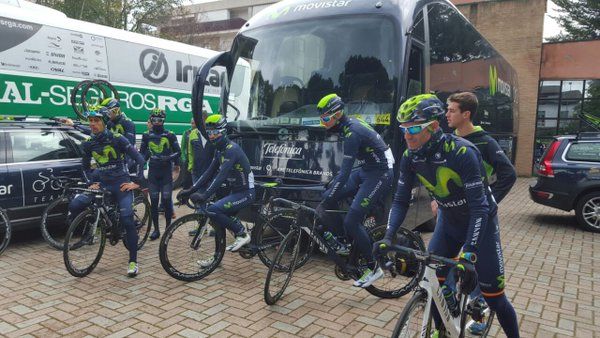 Movistar get ready for training