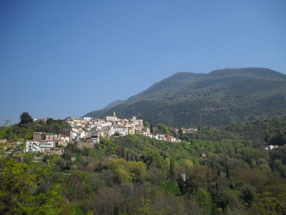 The destruction from the 2009 L&#039;Aquila earthquake in Italy seen here in the nearby village of Casentino. 