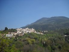 The destruction from the 2009 L'Aquila earthquake in Italy seen here in the nearby village of Casentino. 