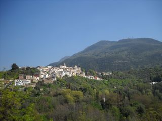 The destruction from the 2009 L'Aquila earthquake in Italy seen here in the nearby village of Casentino. 