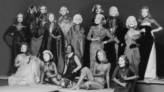 Diana Vreeland and Vogue models at the Met Gala