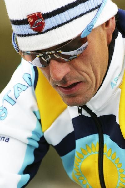 Andreas Kloden feeling better after having a cold earlier in the week.