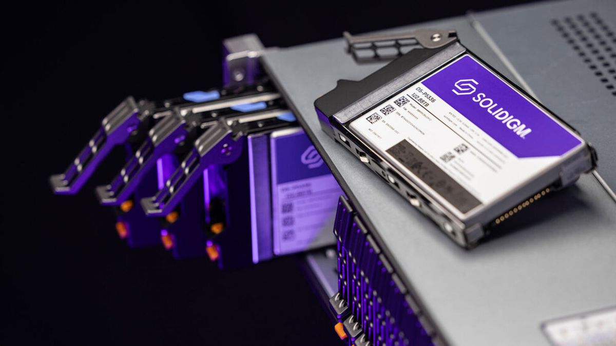 Solidigm packed $2.7 million worth of SSDs into the biggest storage cluster I've ever seen: nearly 200 192TB SSDs used to build a 23.6PB cluster in 16U rackspace