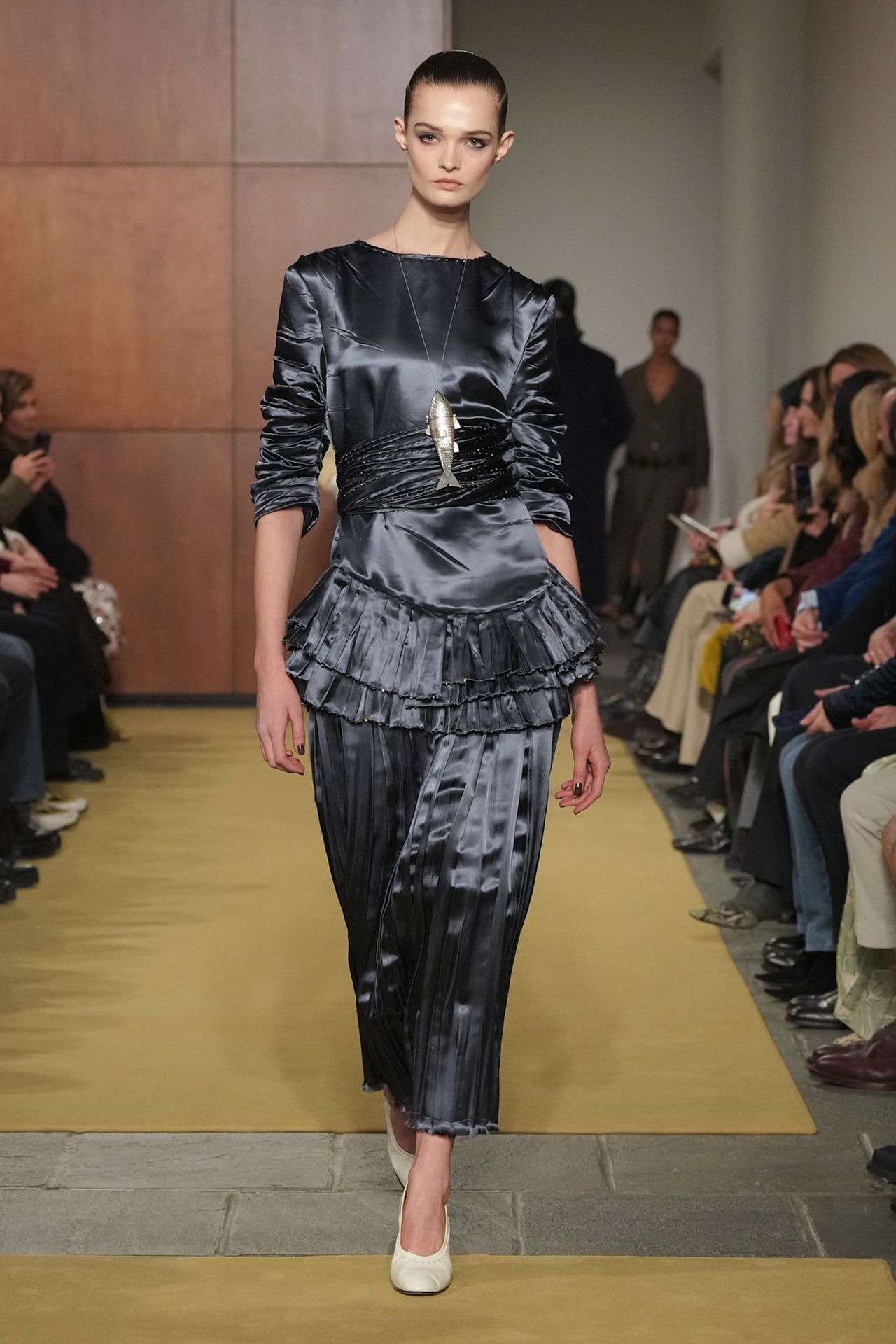 models on the Fall 2026 Tory Burch fashion show runway