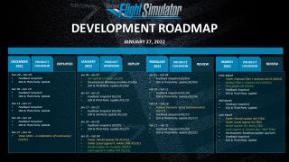 MS Flight Sim Q1 2022 roadmap