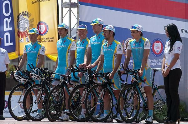 The Astana team at the presentations in Kuala Lumpur.