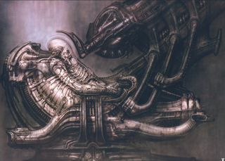 Alien; H. R. Giger's design for the Pilot