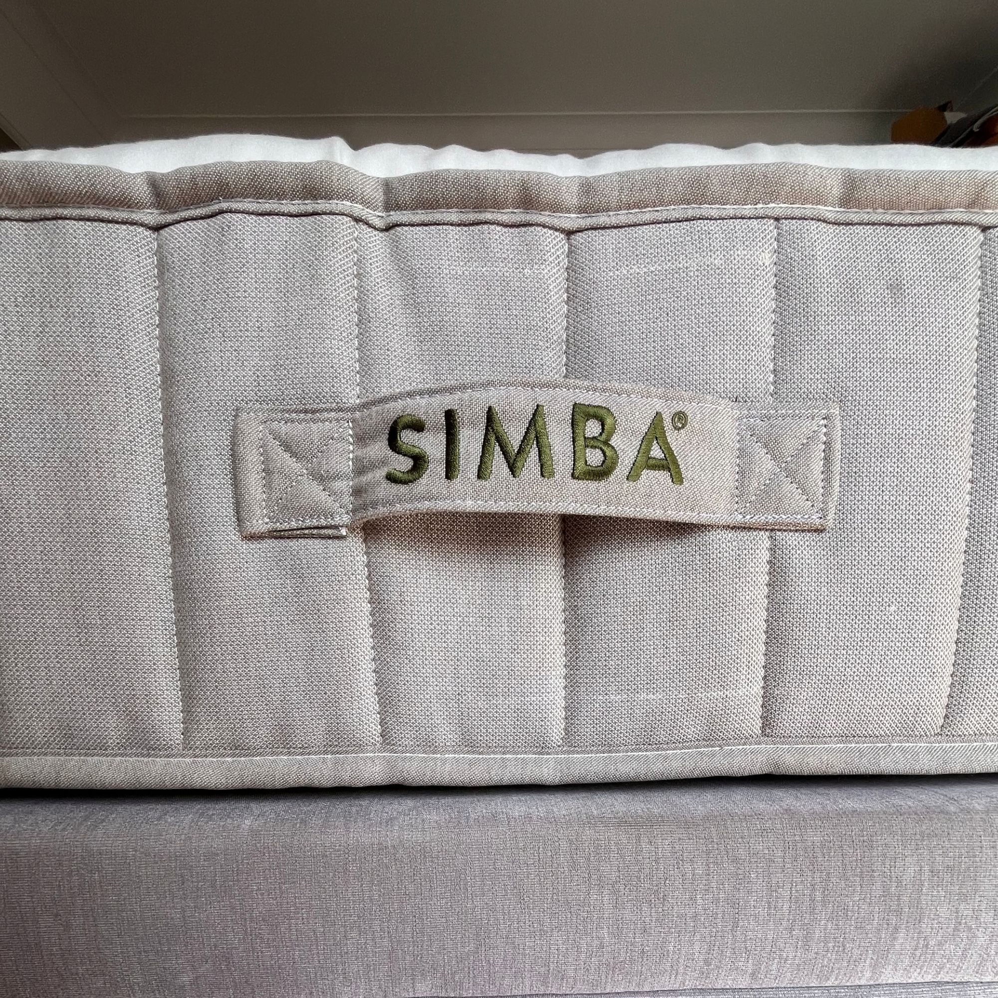 simba natural hybrid source mattress side handles to help rotate