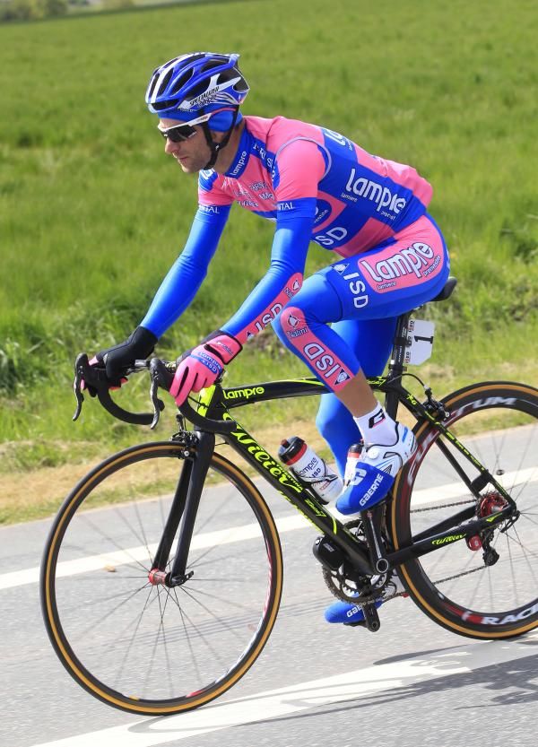 Michele Scarponi (Lampre-ISD) during stage 3 of the Giro d'Italia.