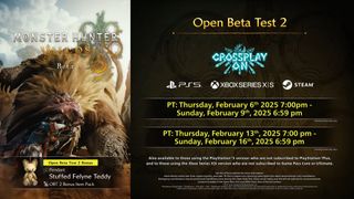 Monster Hunter Wilds second Open Beta Test start dates