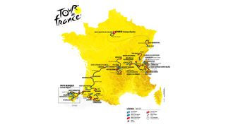 Tour de France 2023 map