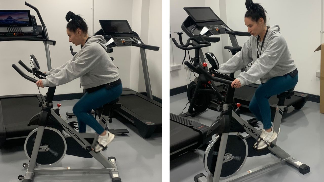 Person using yosuda bike