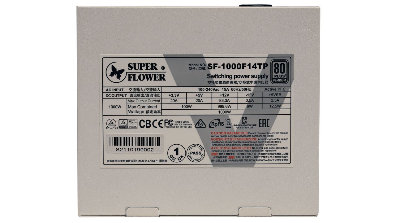 Super Flower Leadex V Platinum PRO White 1000W