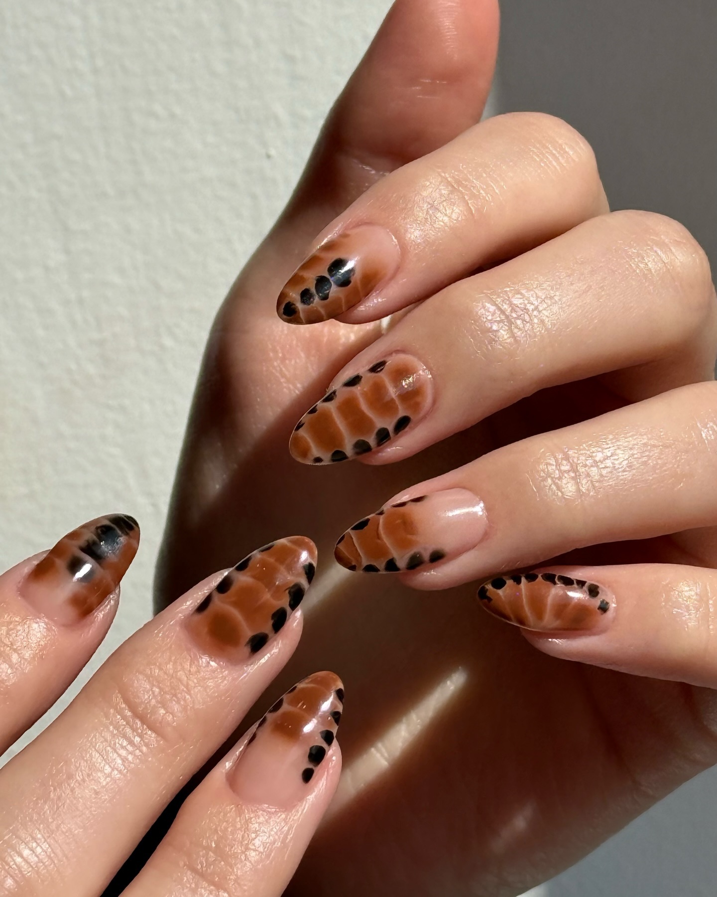 crocodile print manicure inspiration