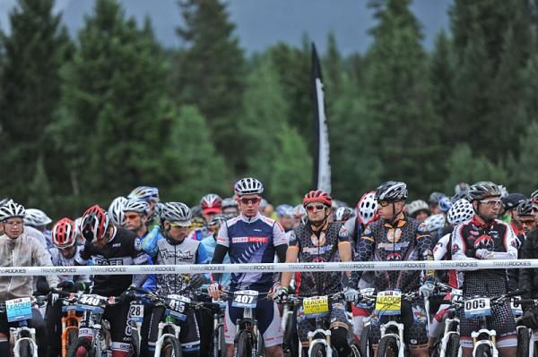 The start of stage 7 of the TransRockies