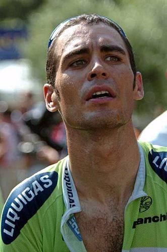 Manuel Quinziato (Liquigas) lucked out with fourth