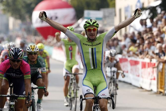 Elia Viviani (Cannondale) wins the Coppa Bernocchi